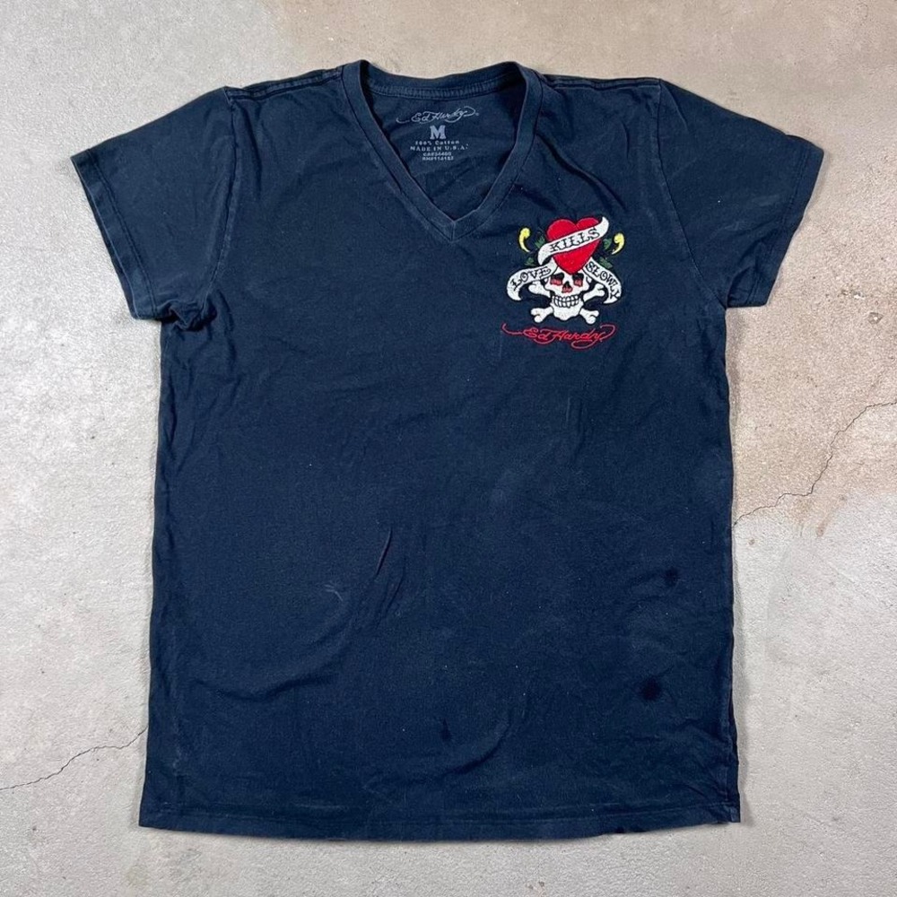 Vintage Y2K‎ Ed Hardy graphic tshirt Women's size Medium